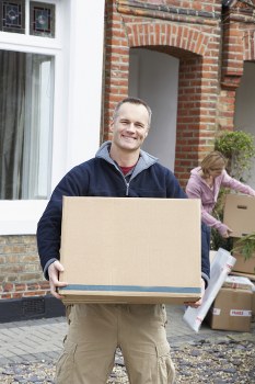 Removal van supporting a house move in Sunbury