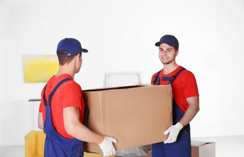 Packing boxes and moving supplies for a home move in Sunbury