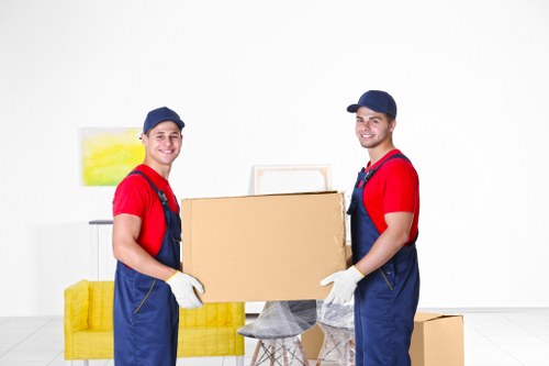 Customer choosing a payment method for Sunbury Removals through a secure checkout