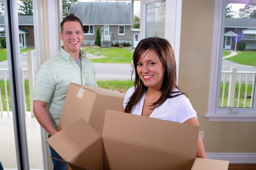 Removal van ready for local moving jobs in Sunbury