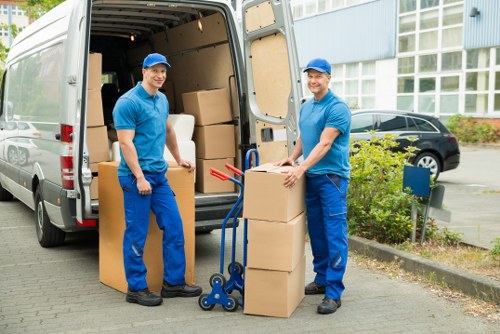 Packing and loading items for a house move in Sunbury