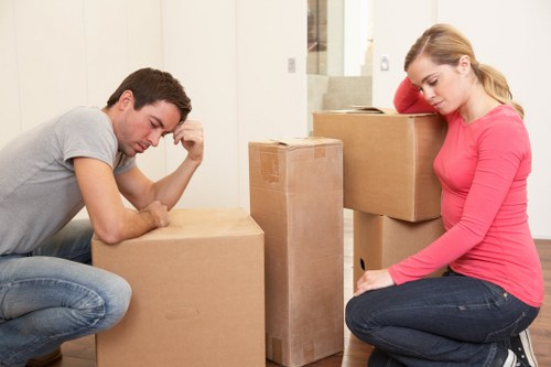 Loading a moving truck for a local Sunbury move