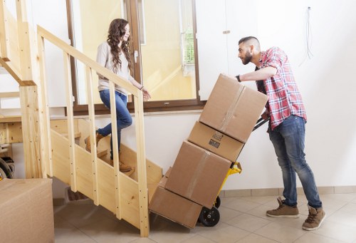 Small business relocation support in Sunbury with a van service