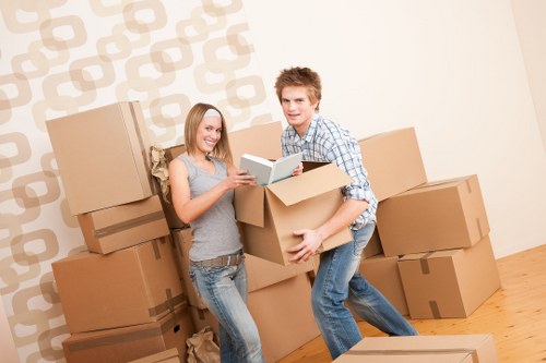 Local movers handling furniture near Sunbury homes