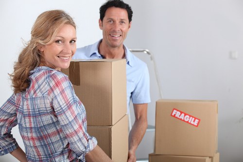Local office removals team managing access and loading near Sunbury properties