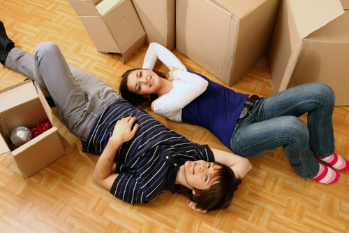 Illustration of keyboard navigation on a removal services website