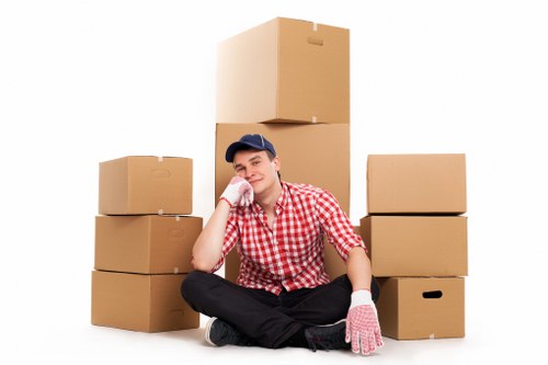 Careful handling of household items during a Sunbury house move