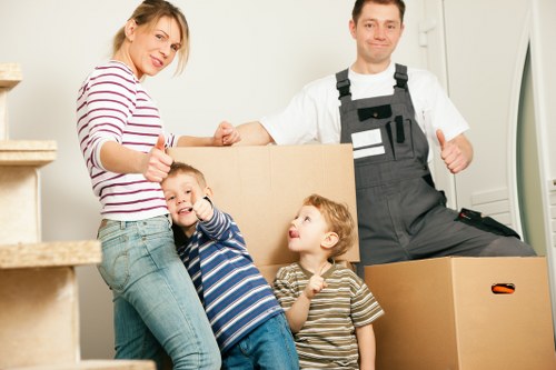 Local Sunbury movers preparing items for safe transport